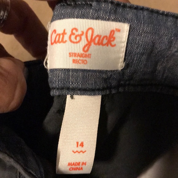 2 pair Cat & jack cotton boys pants - Picture 2 of 3